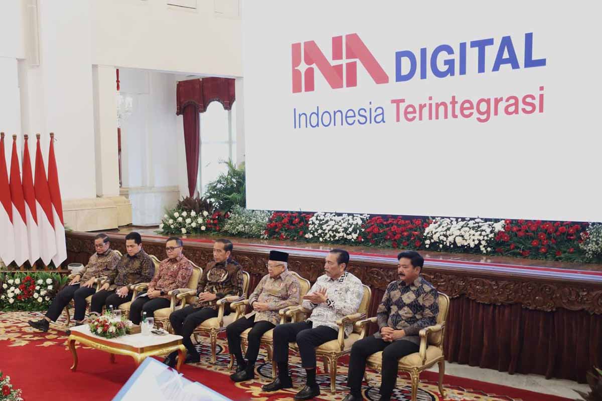 Peluncuran GovTech Indonesia yang bernama INA Digital.