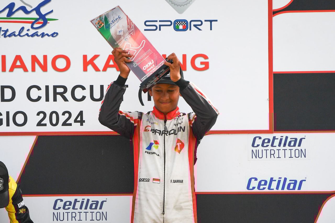 Qarrar Firhand menyabet podium ketiga di Italian Championship.