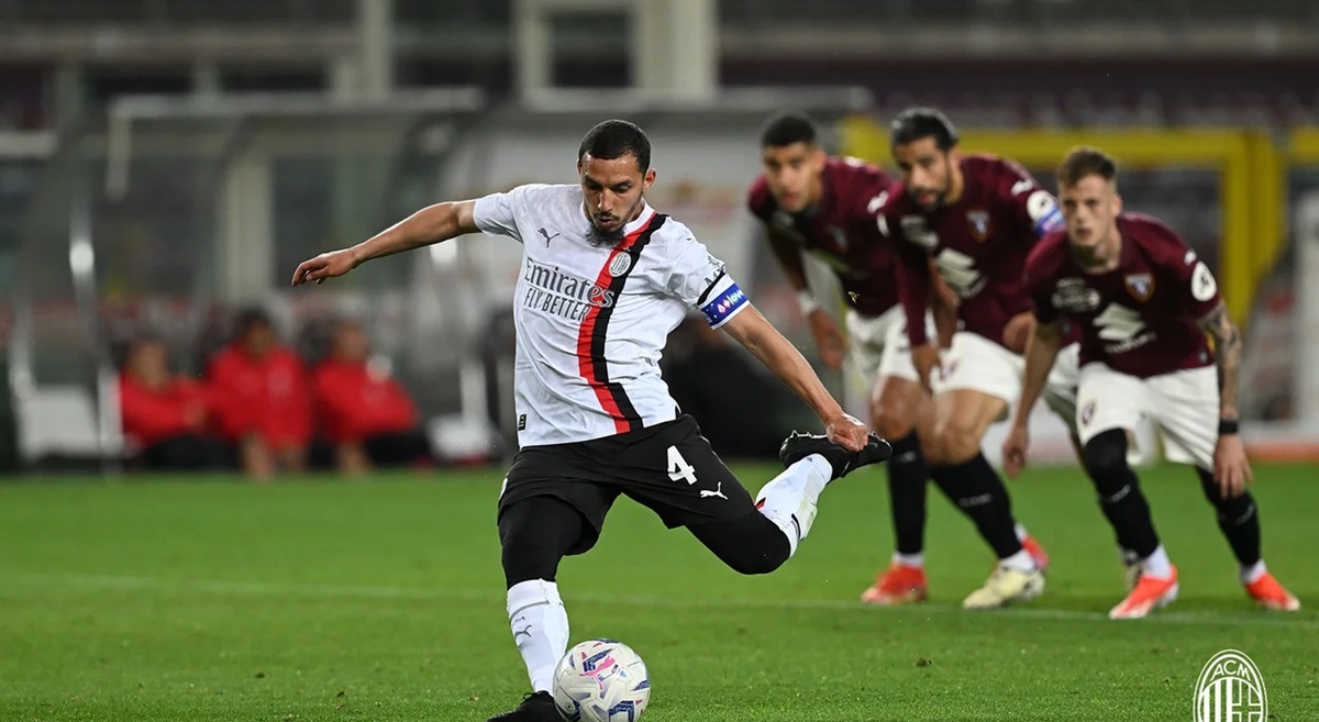 AC Milan yang sudah mengamankan posisi kedua di Serie A mengalami kekalahan 3-1 dari Torino