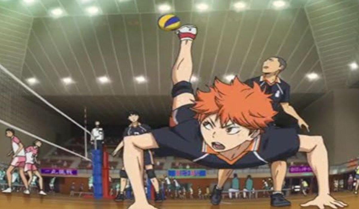 Cuplikan adegan dari anime Haikyuu!!