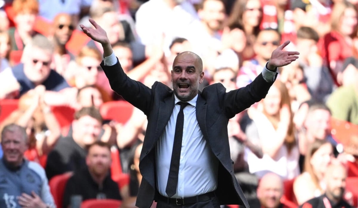 Pelatih Manchester City Pep Guardiola