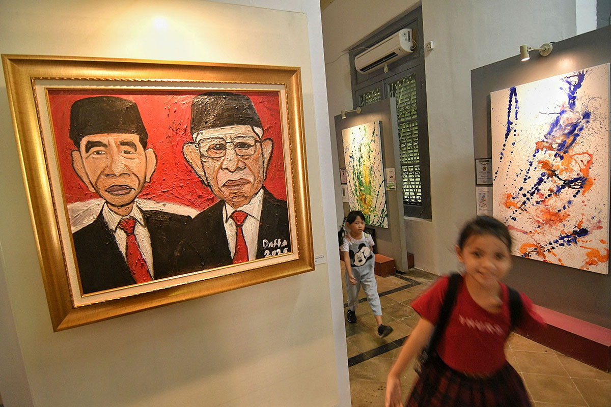 Warga saat berwisata sejarah di Museum Kebangkitan Nasional, Jakarta, Jumat (20/5/2022).