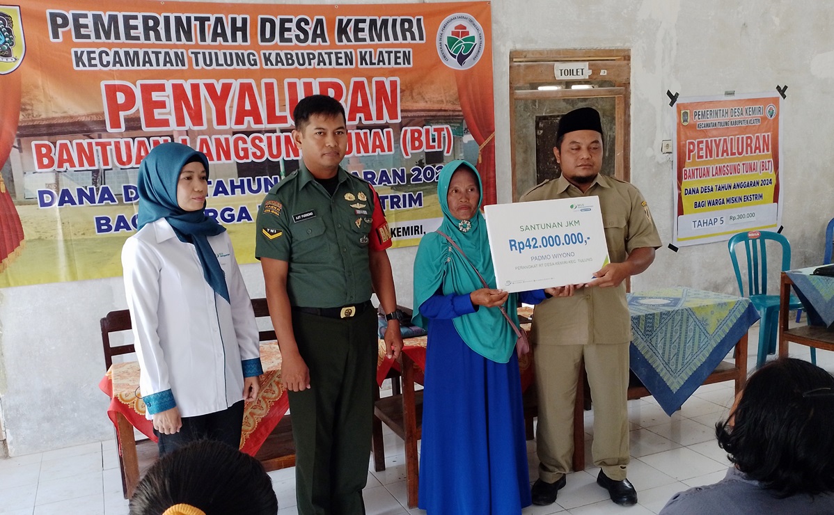 Ketua RT Desa Kemiri Meninggal Dapat Santunan Rp42 Juta dari BPJSKetenagakerjaan Klaten