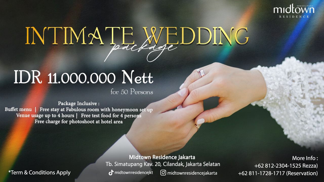 paket wedding Midtown Residence Jakarta