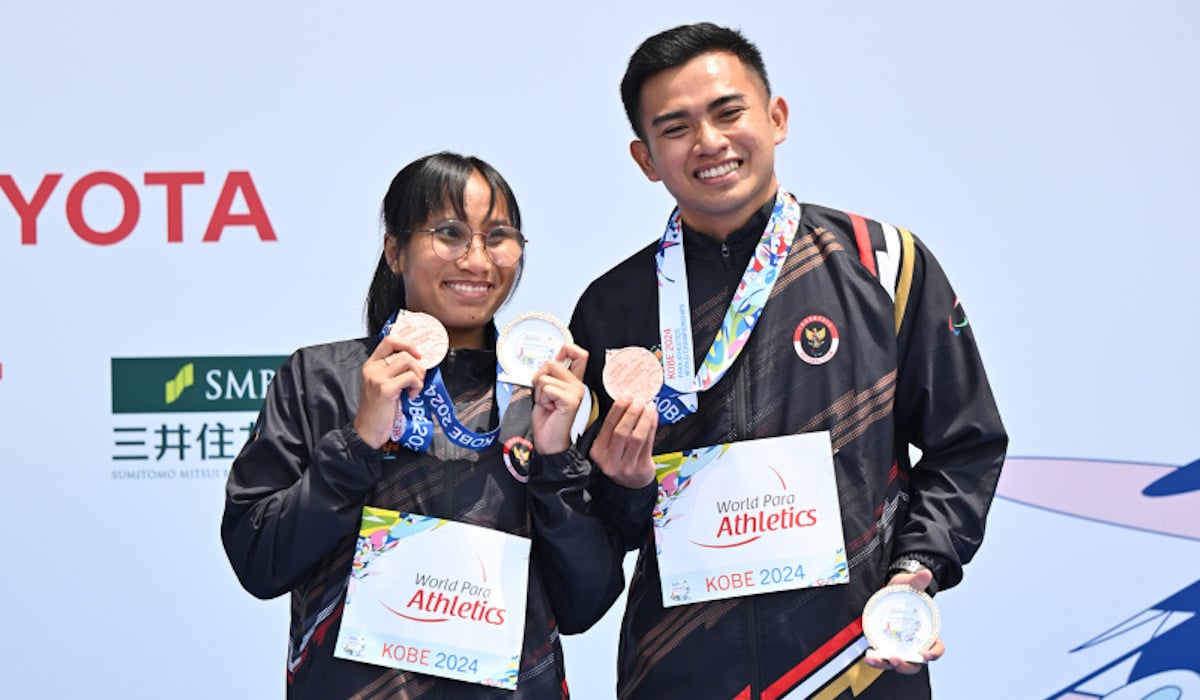 Para Atlet Indonesia raih 1 emas dan 5 perunggu di Kejuaraan Dunia Para Atletik Kobe pada 17-25 Mei 2023.