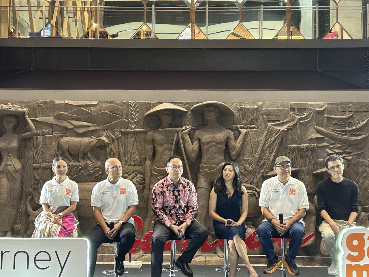 Press Conference International Golo Mori Jazz 2024, di Sarinah, Jakarta, Selasa (30/4).