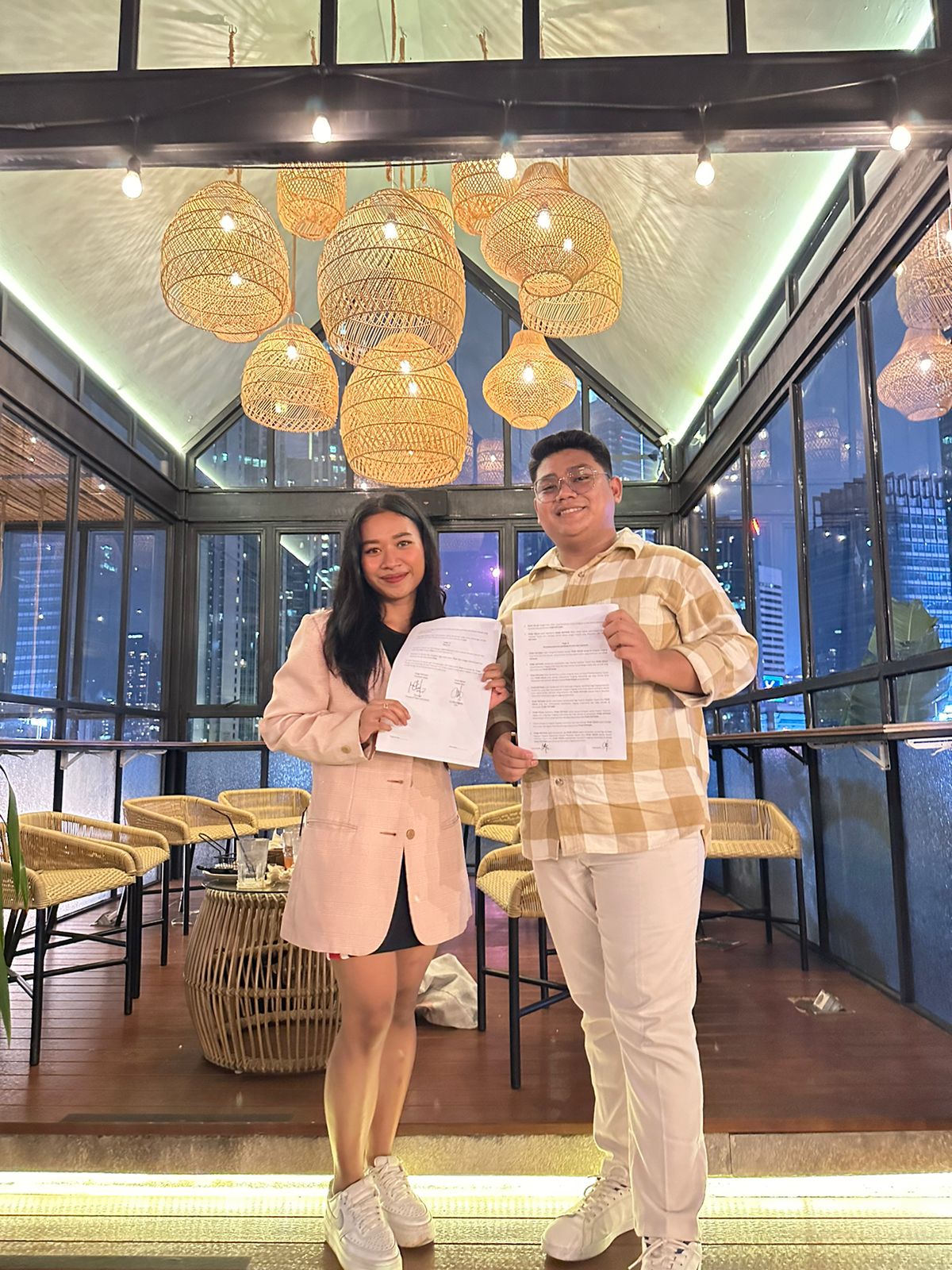 Finalis MCI Dhifa dan CEO Tanam Ilmu, Art Dito