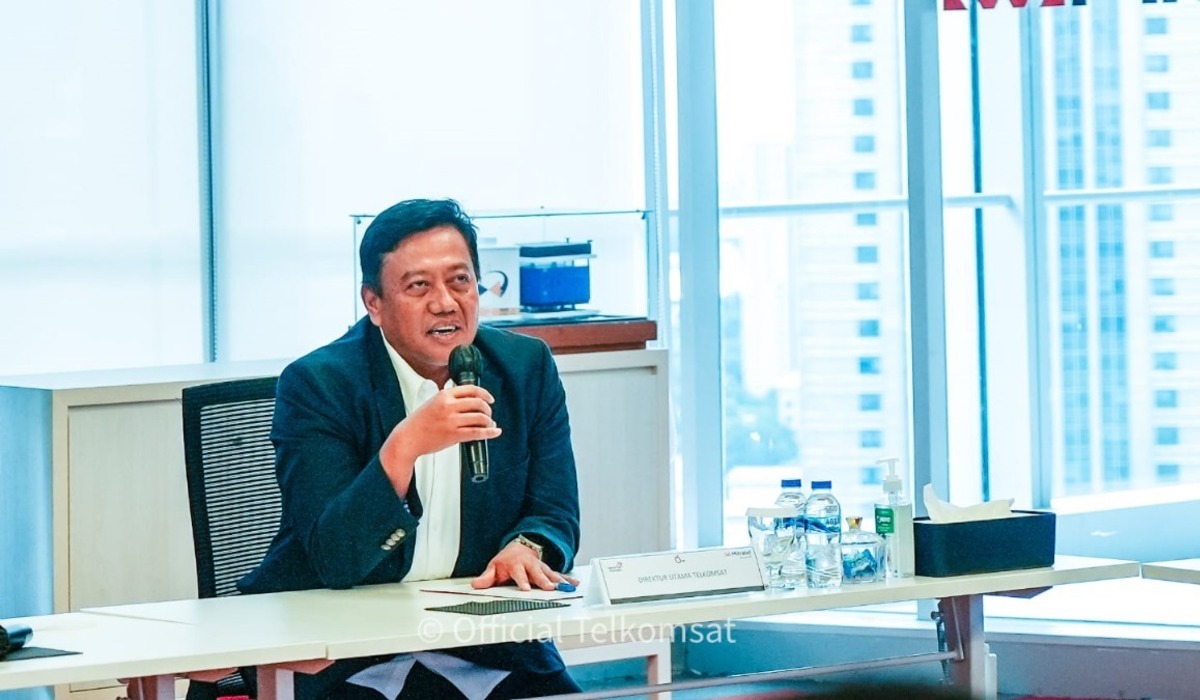Direktur Utama Telkomsat, Lukman Hakim Abd. Rauf.