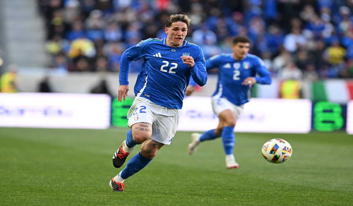 Gelandang timnas Italia Nicolo Zaniolo