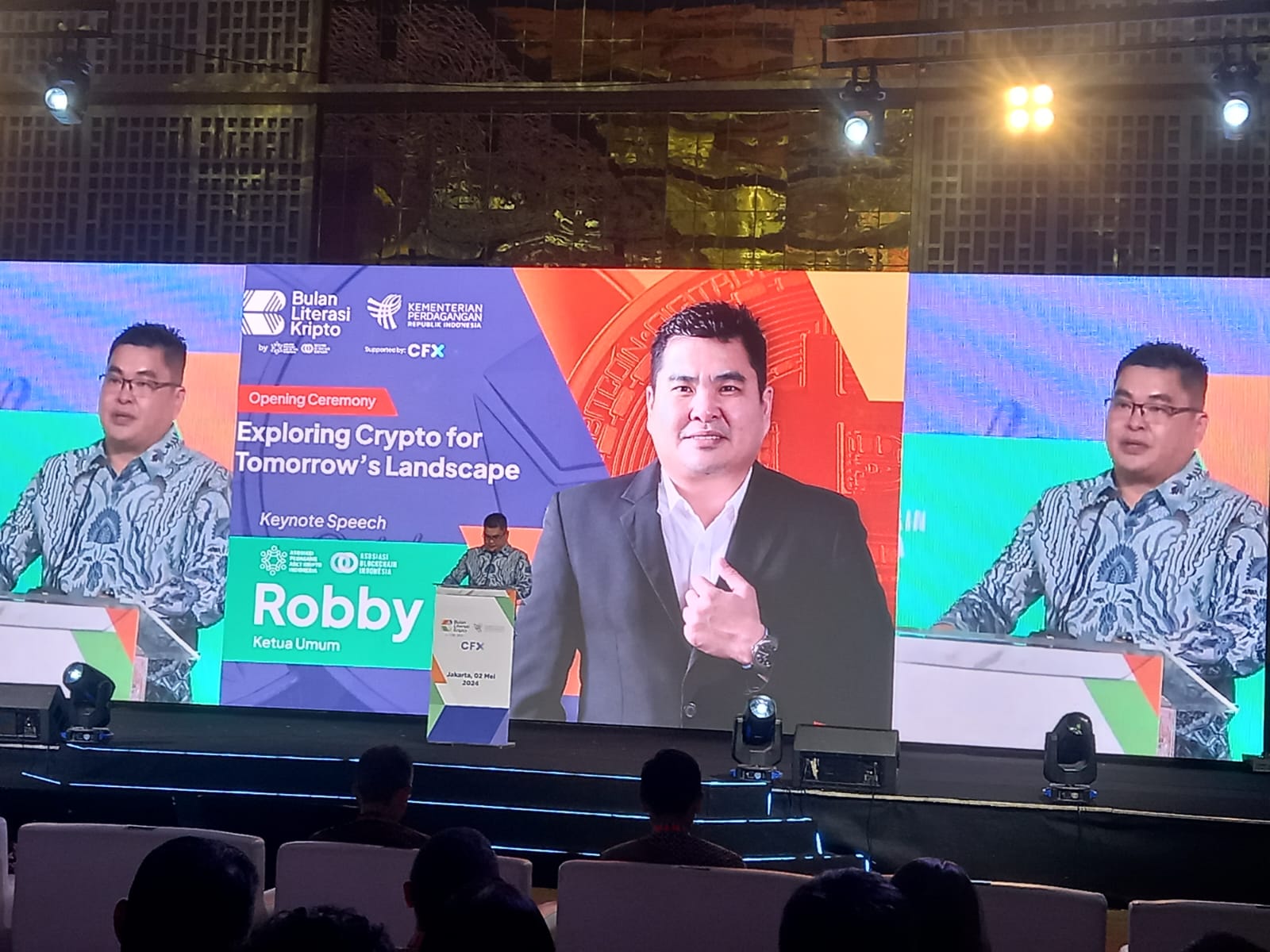 Penyelenggara BLK yakni asosiasi mendapatkan dukungan dari Kementerian Perdagangan, Bappebti, dan dihadiri oleh OJK.