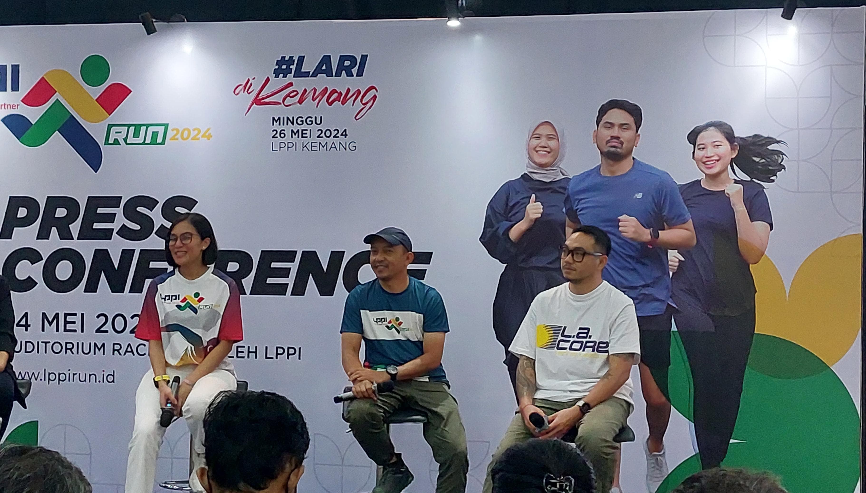 konferensi pers LPPI RUN 2024 di Jakarta, (24/5).