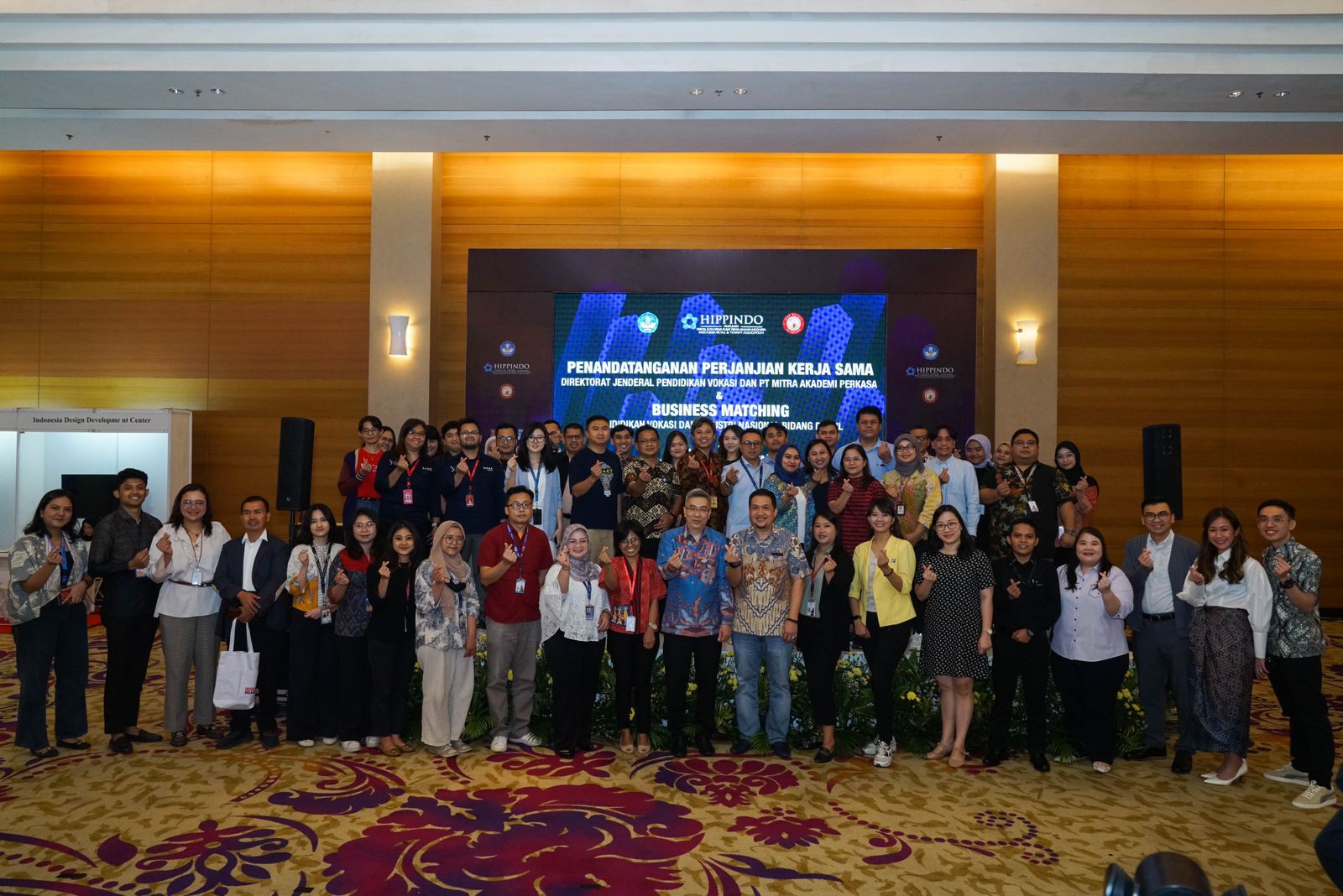 Business matching yang diselenggarakan (Dit. Mitras DUDI) Kemendikbudristek bersama (HIPPINDO).