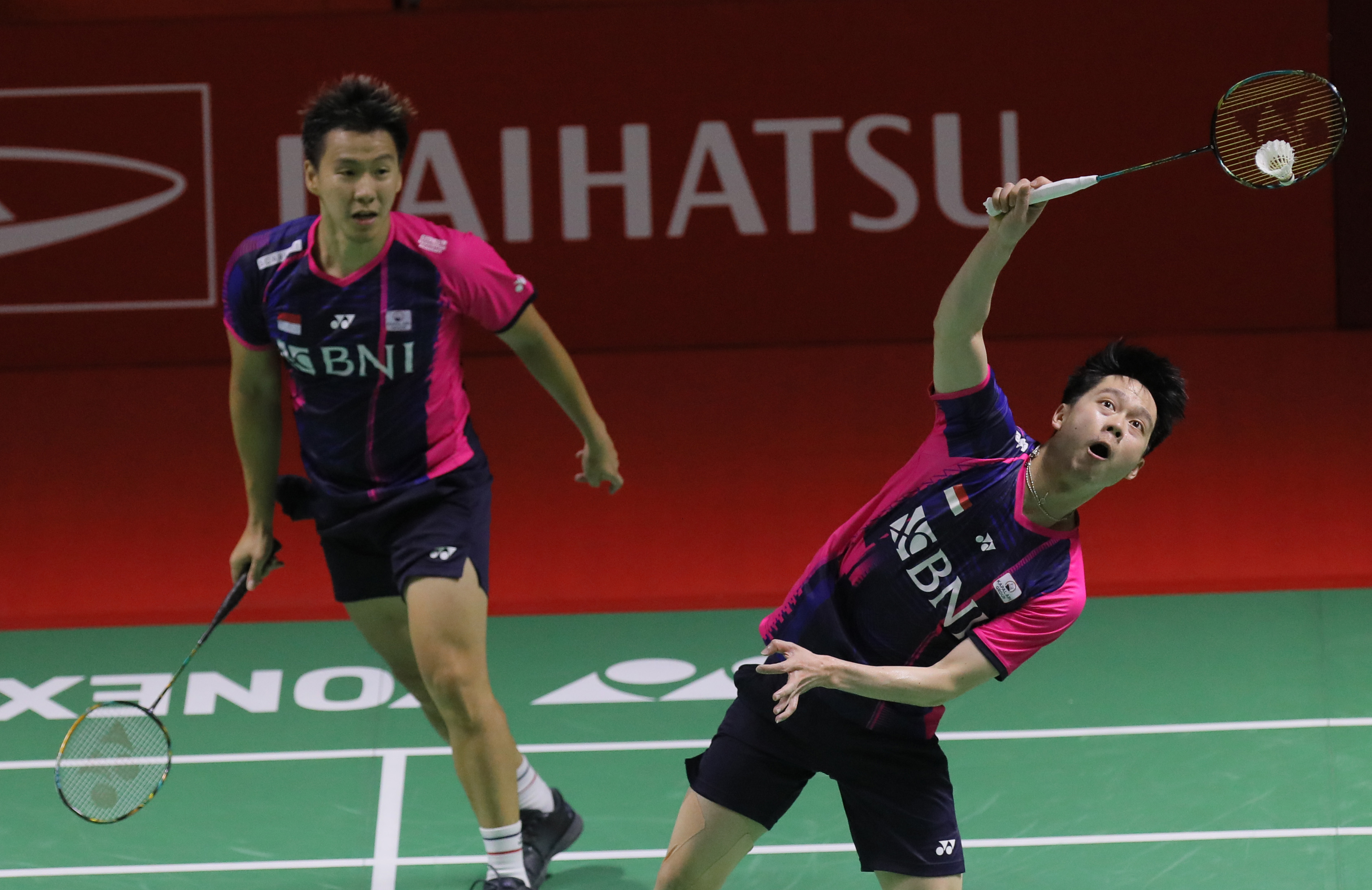 Pebulu tangkis ganda putra Indonesia, Marcus Gideon/Kevin Sanjaya