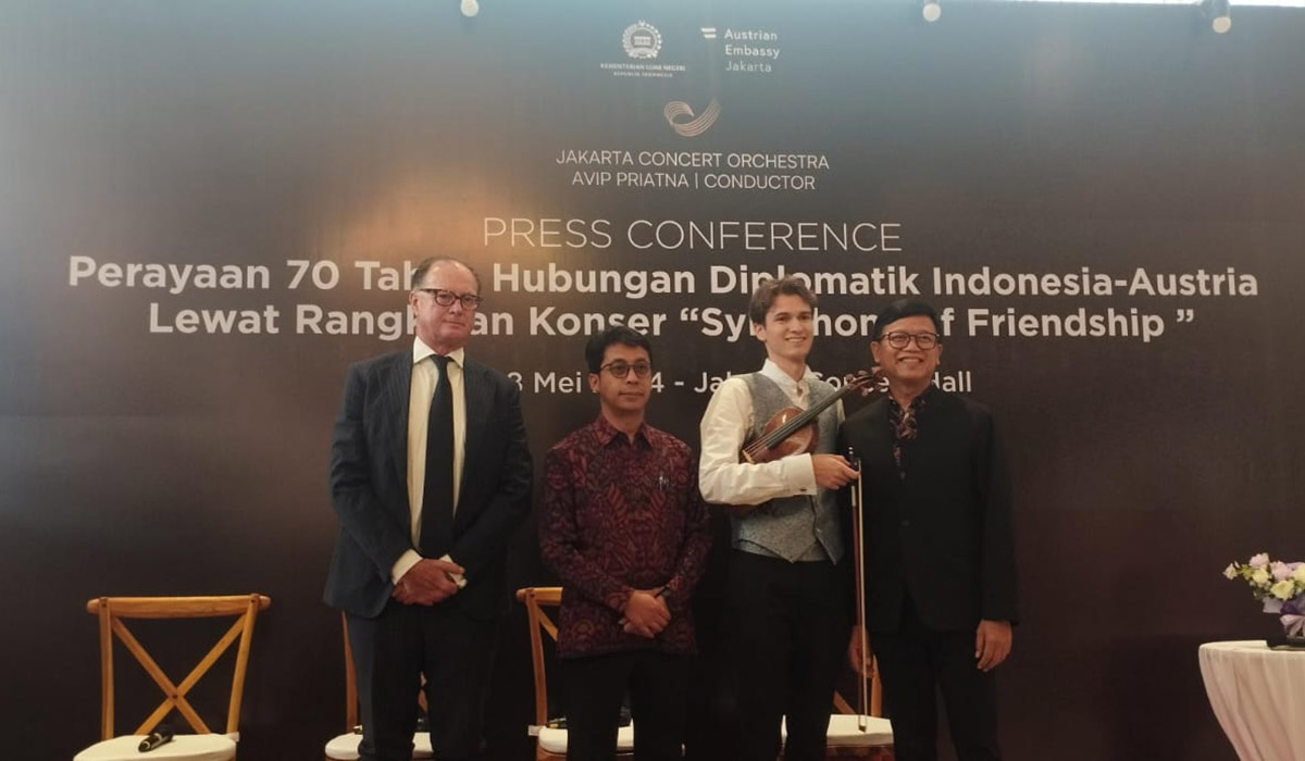 Perayaan 70 tahun hubungan diplomatik Indonesia Austria. 