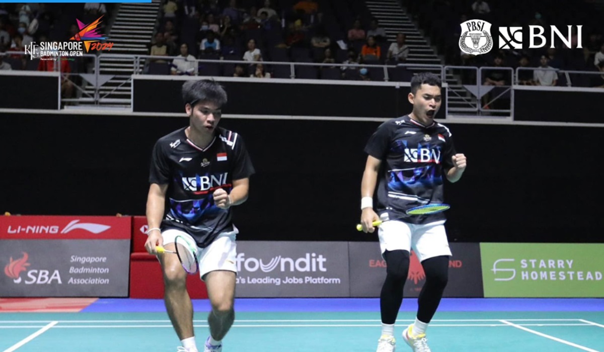 Ganda putra Indonesia Leo Rolly Carnando/Daniel Marthin