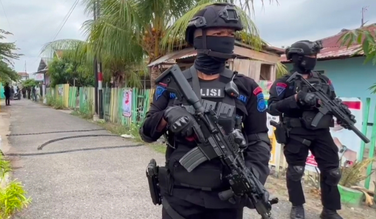 Ilustrasi anggota Densus 88 Antiteror Polri.