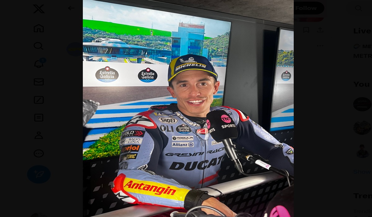 Pembalap Gresini Racing Marc Marquez