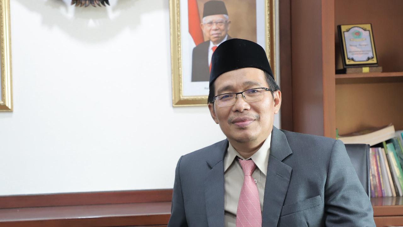 Direktur Pemberdayaan Zakat dan Wakaf Kemenag Waryono Abdul Ghafur