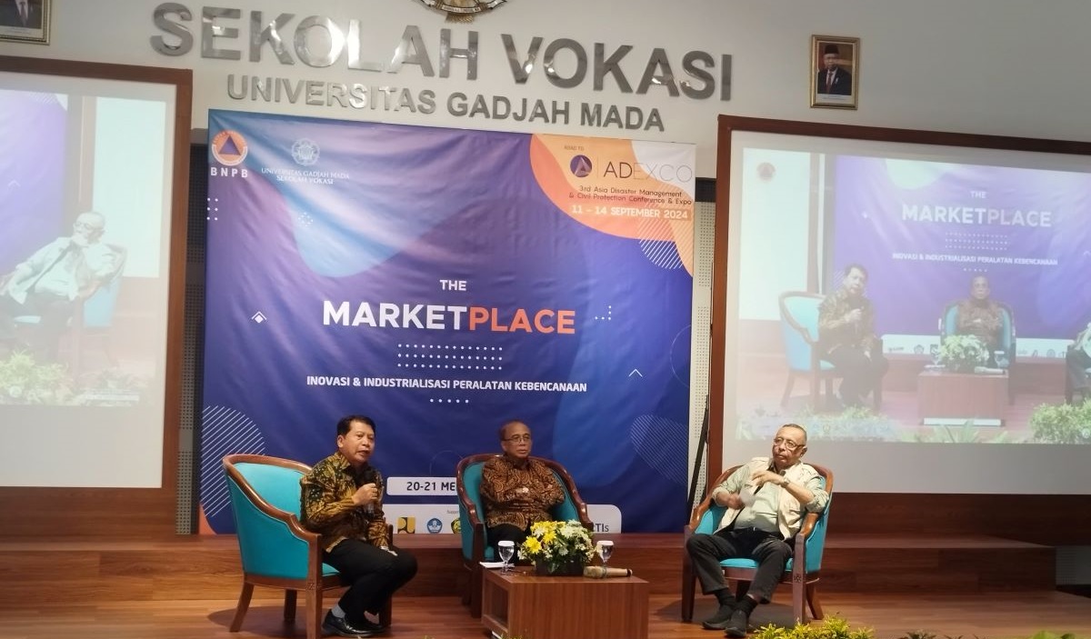 Sekolah Vokasi UGM dan Badan Nasional Bencana (BNPB) mempertemukan berbagai stakeholders untuk membahas tentang kebencanaan.