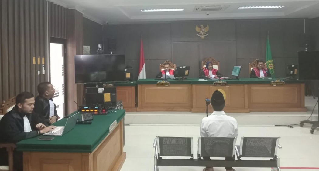 Sidang kasus pembunuhan di Pengadilan Negeri Tasikmalaya