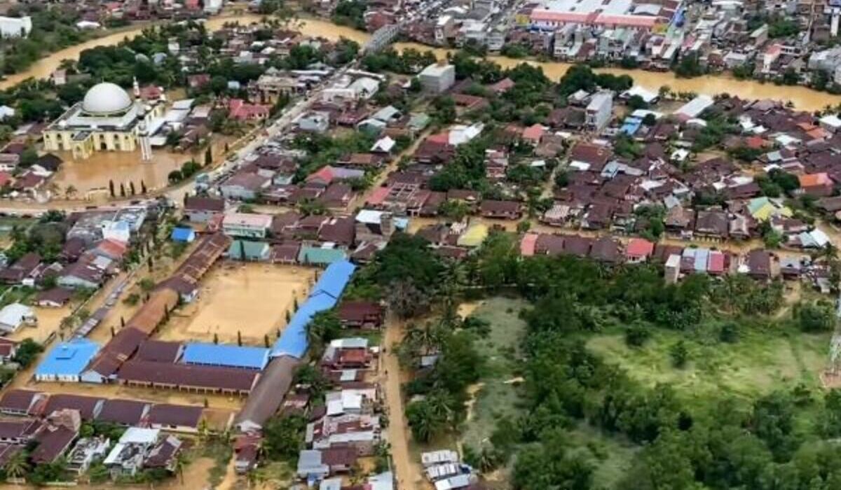 Kondisi Banjir di Wajo, Sulawesi Selatan (Sulsel).