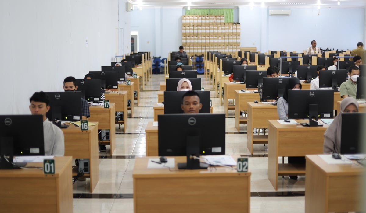 Pelaksanaan SMMPTN di Universitas Syiah Kuala tahun 2023.