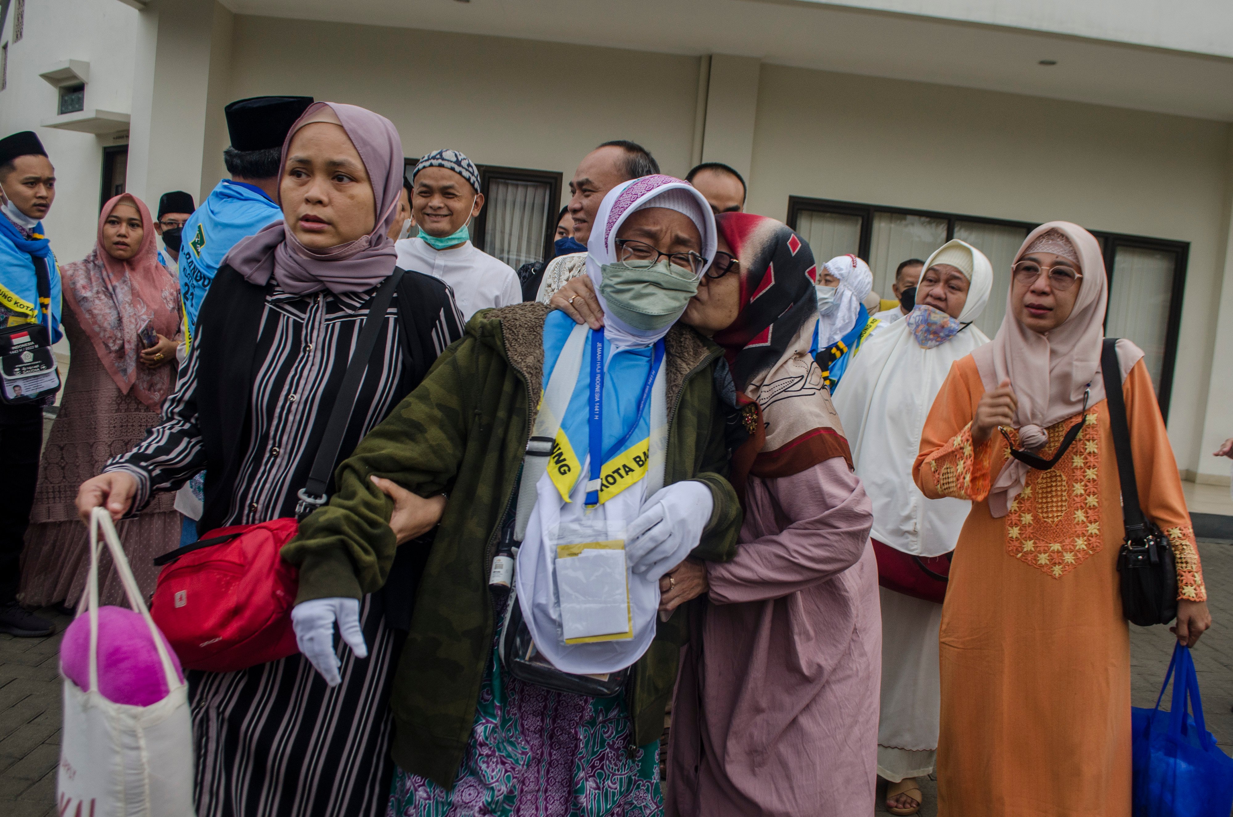 Para calon jemaah haji siap diberangkatkan