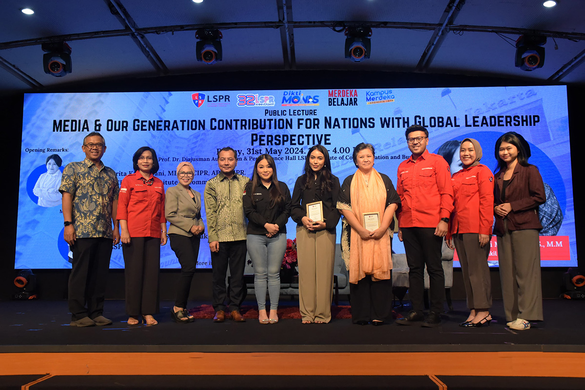 Public Lecturer bertema Media & Our Generation Contribution for Nations with Global Leadership Perspective yang digelar LSPR.