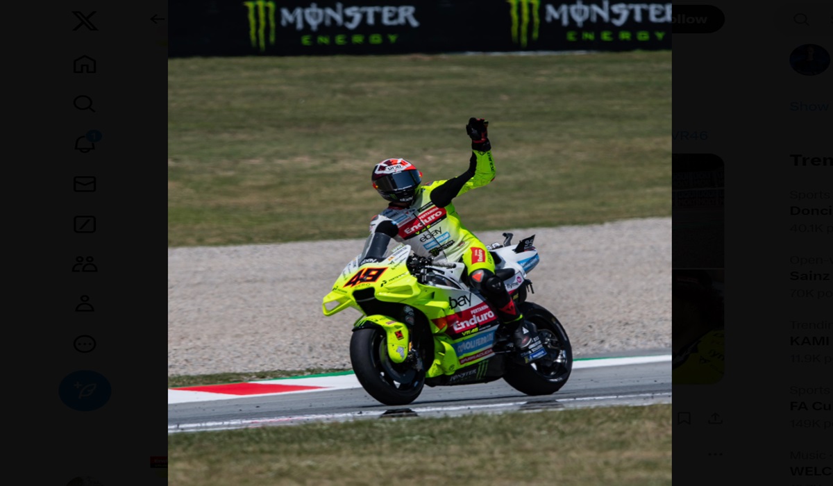 Pembalap Pertamina Enduro VR46 Fabio Di Gianntonio