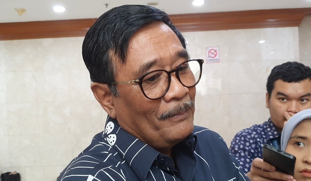 Ketua DPP PDIP Djarot Syaiful Hidayat di Kompleks Parlemen, Senayan, Jakarta, Selasa, 28 Mei 2024.