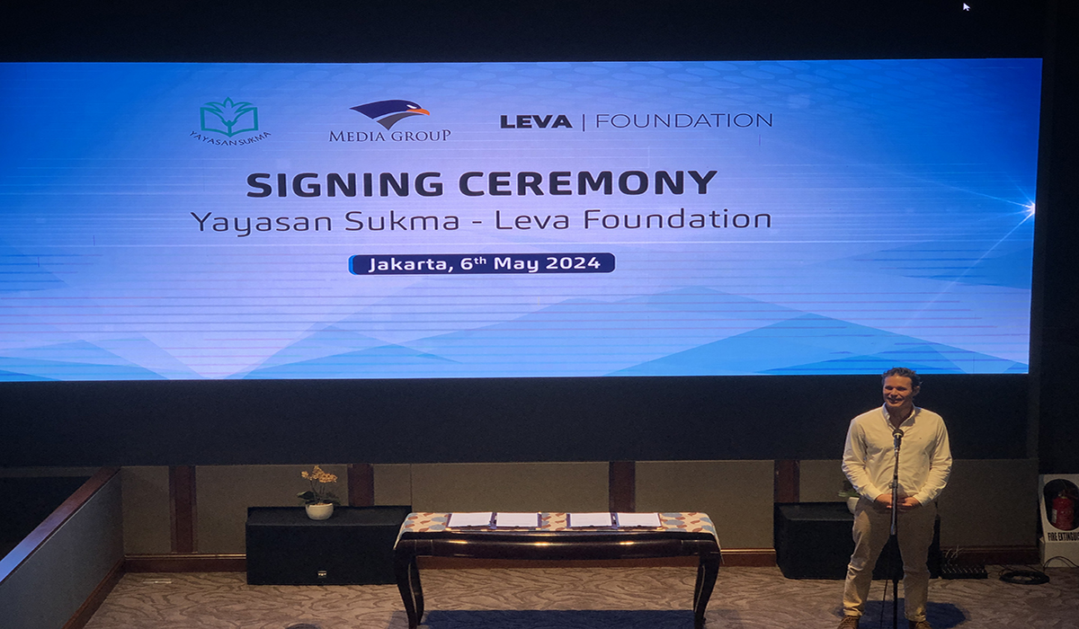  Leva Foundation dan Yayasan Sukma meneken nota kesepahaman (MoU) soal pelatihan coding bagi para guru di Aceh.