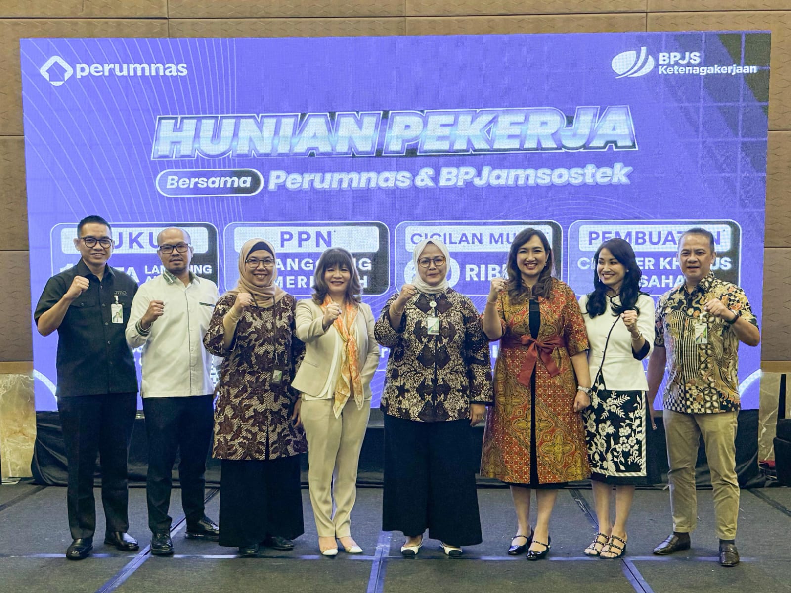Penandatanganan nota kesepahaman kerjasama BPJS dan Perumnas 