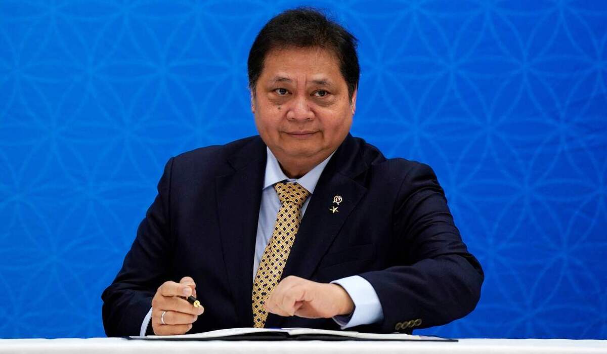 MENTERI Koordinator bidang Perekonomian (Menko Perekonomian), Airlangga Hartarto