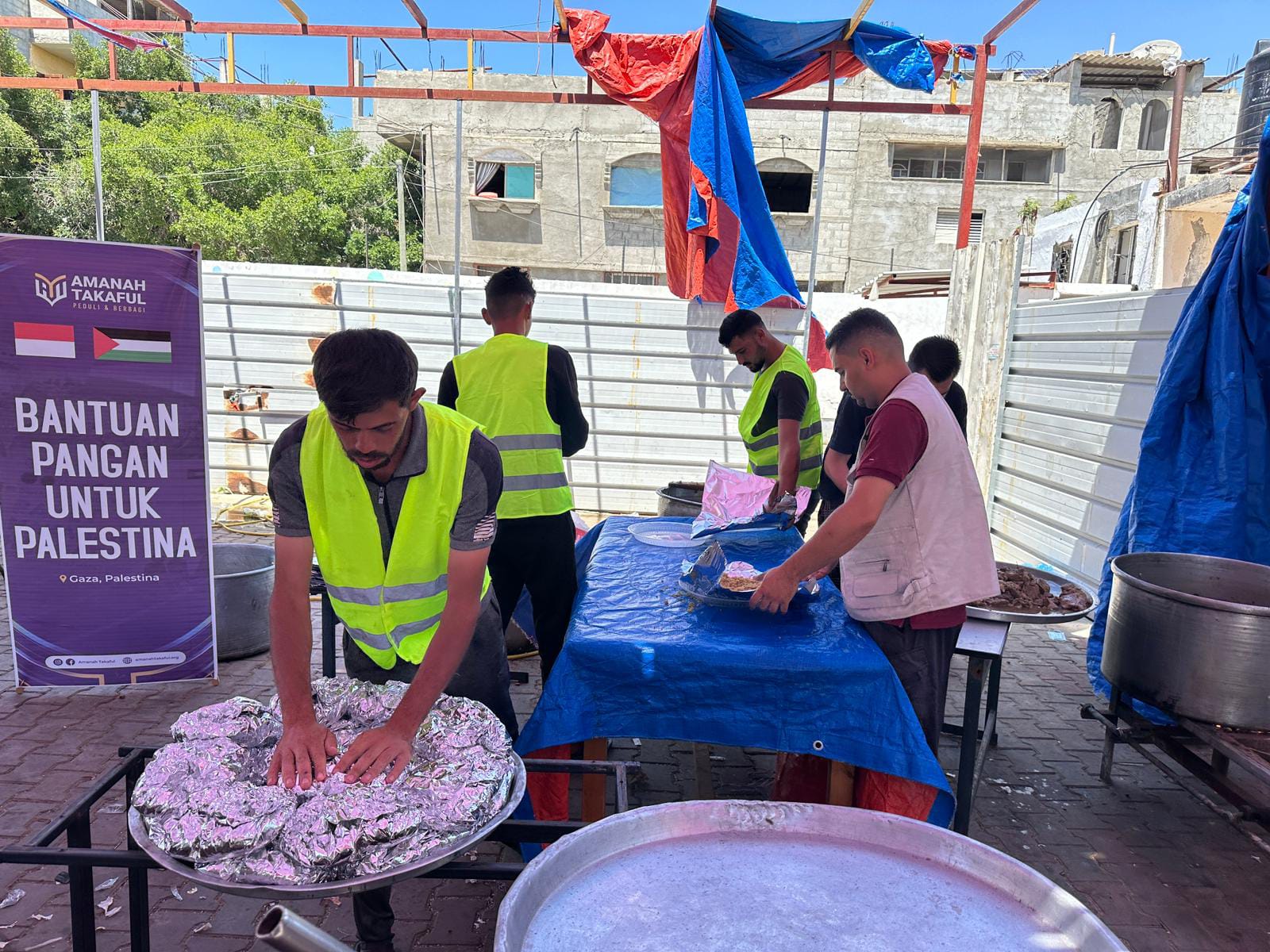 Bantuan pangan untuk Rakyat Gaza