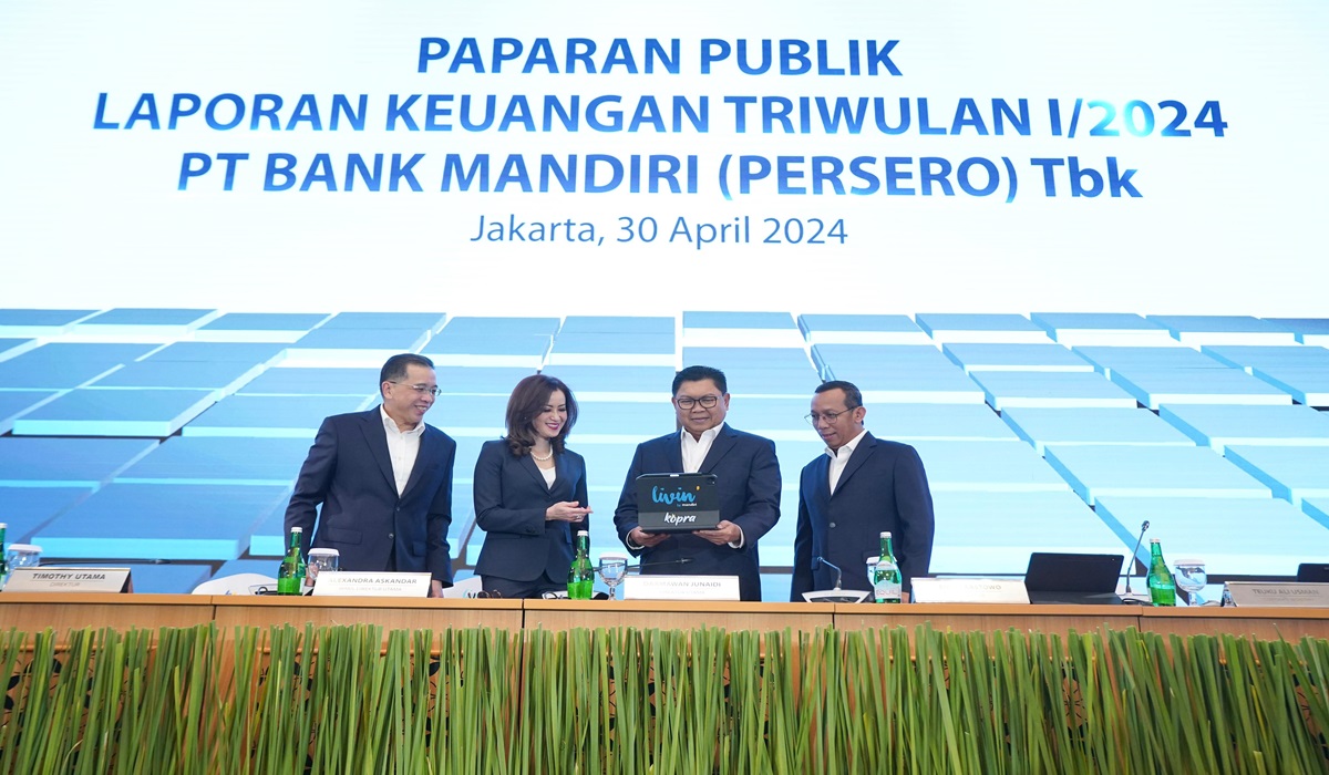 Agresif Tapi Prudent, Bank Mandiri Catat Realisasi Kredit Kuartal I 2024 Naik 19,1%