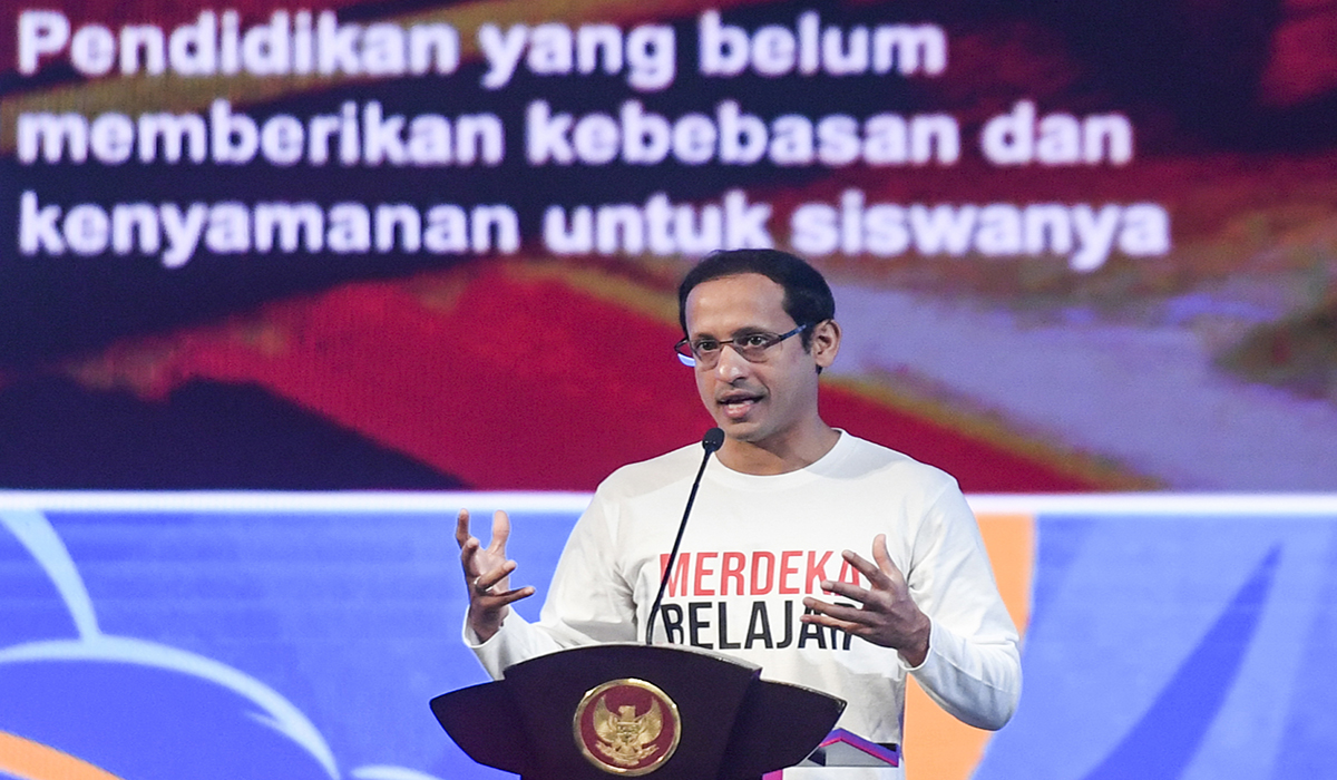 Mendikbudristek Nadiem Anwar Makarim.