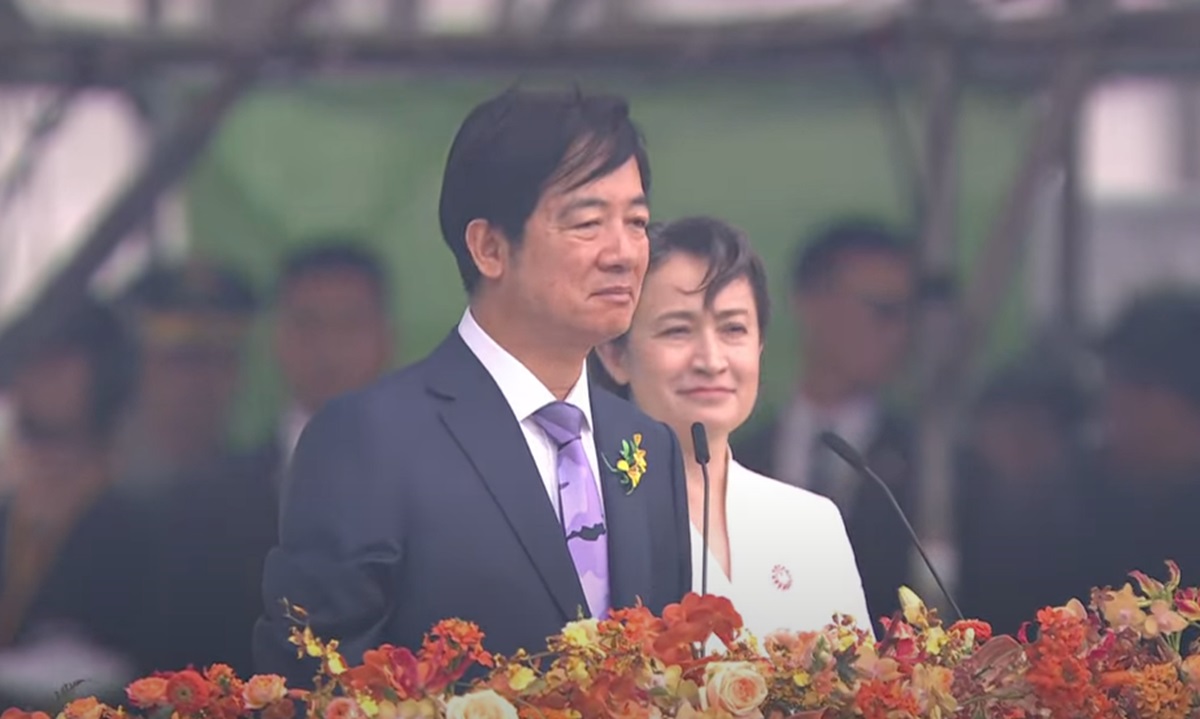 William Lai Ching-te resmi dilantik sebagai presiden Taiwan dalam sebuah upacara yang termasuk tembakan salvo 21 meriam. 