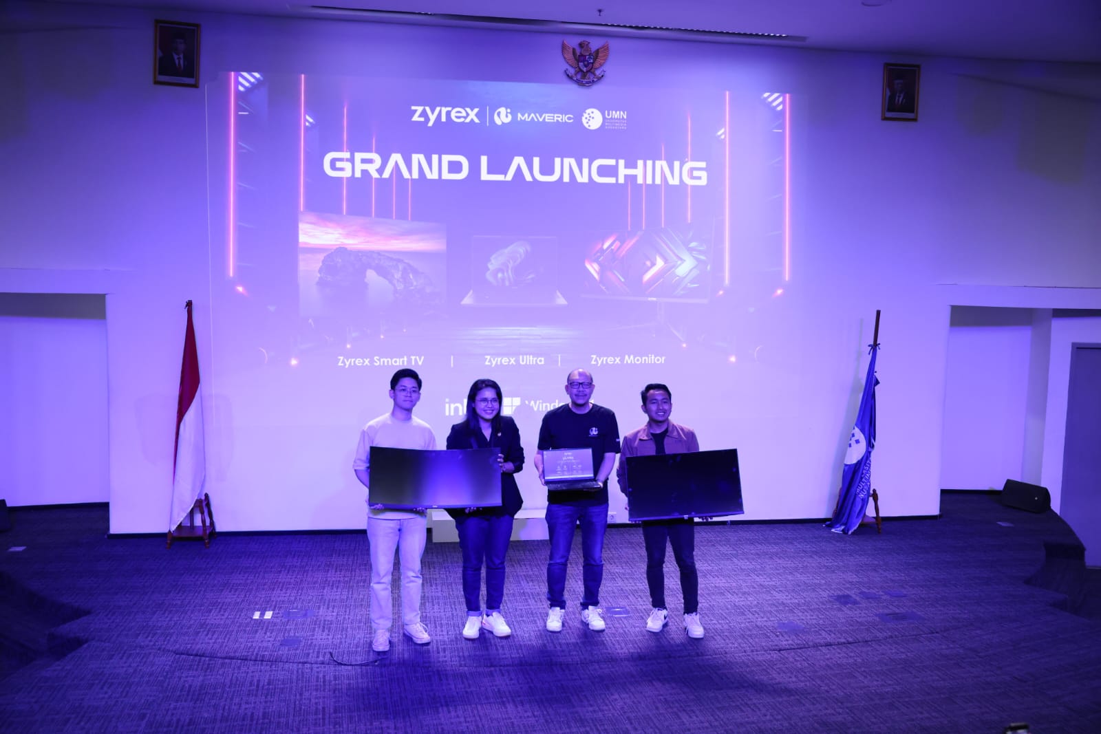 Peluncuran produk Zyrex di di Kampus Universitas Multimedia Nusantara (UMN), Senin, (20/5/2024)