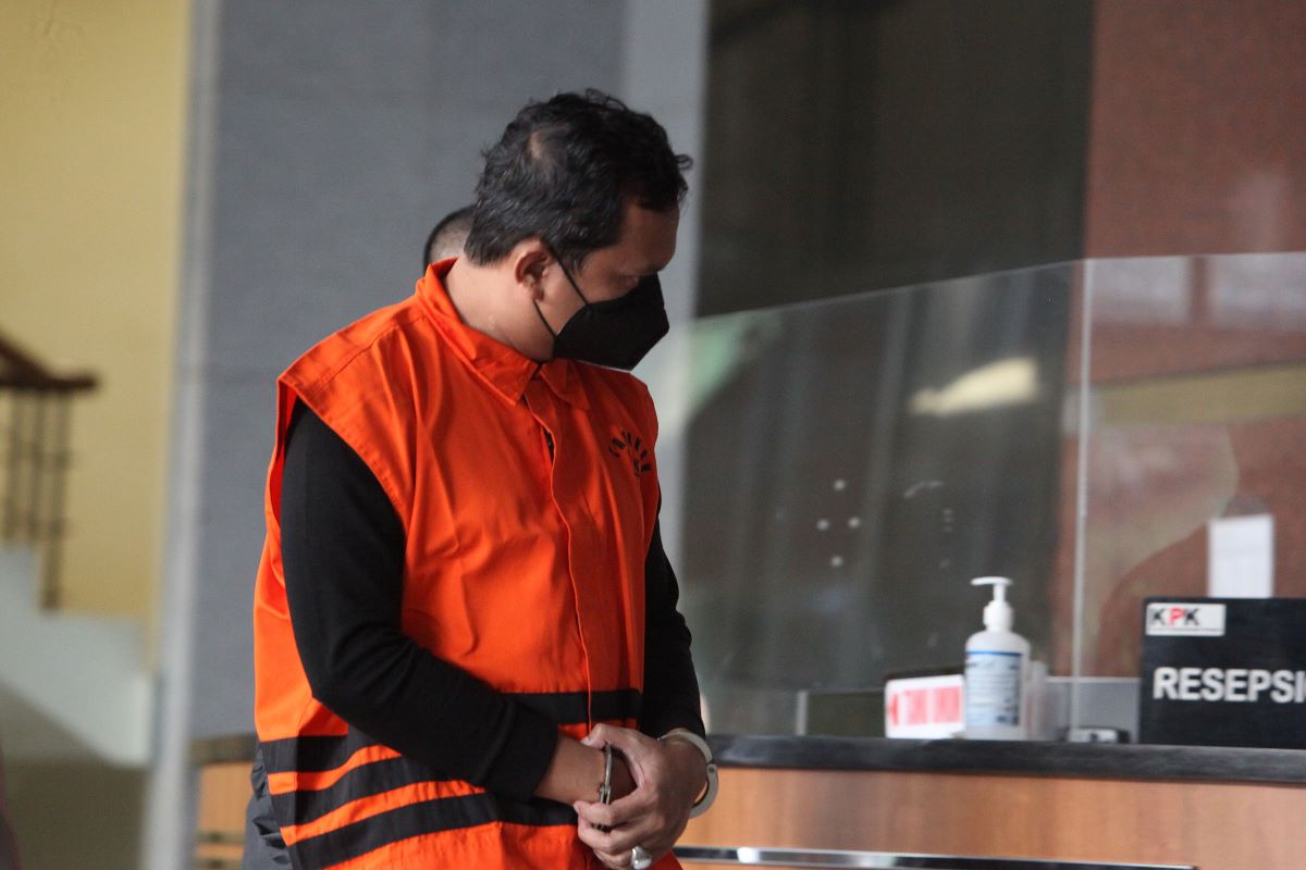 Bupati Sidoarjo Ahmad Muhdlor Ali ditahan KPK.