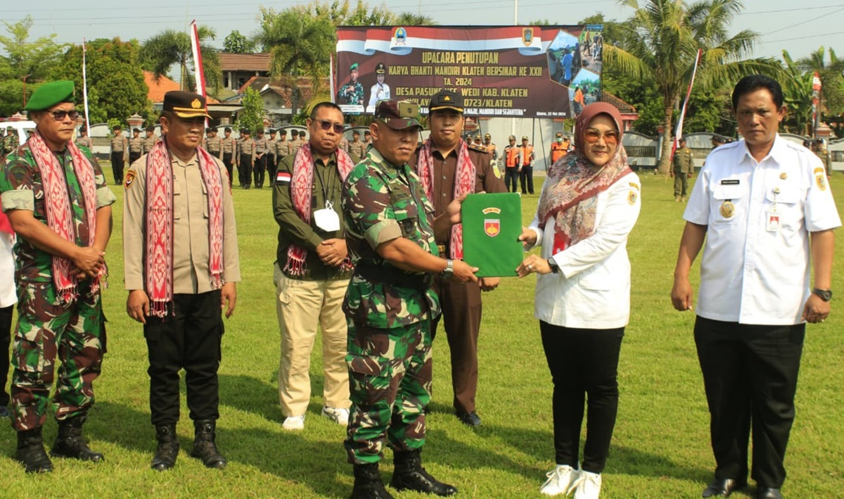 Kegiatan KBMKB XXII Ditutup, Bupati Klaten Berharap Kemanunggalan TNI dan Rakyat Terus Lestari