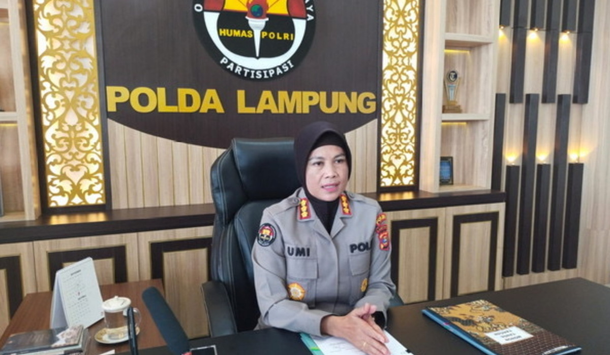 Kabid Humas Polda Lampung, Kombes Umi Fadilah Astutik.