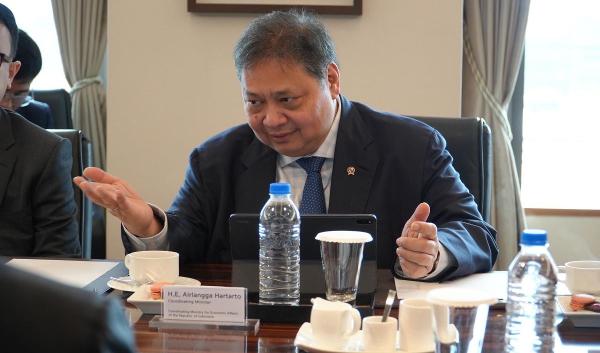 Menko Perekonomian Airlangga Hartarto.