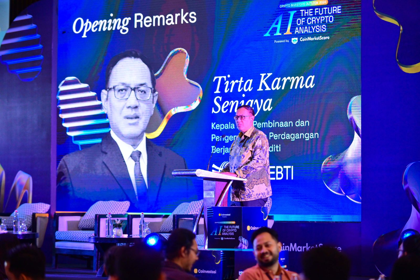 Kepala Biro Pembinaan dan Pengembangan Perdagangan Berjangka Komoditi Bappebti Tirta Karma Senjaya 