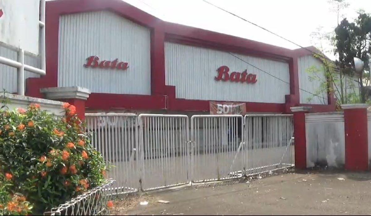 Pabrik Bata yang tutup.