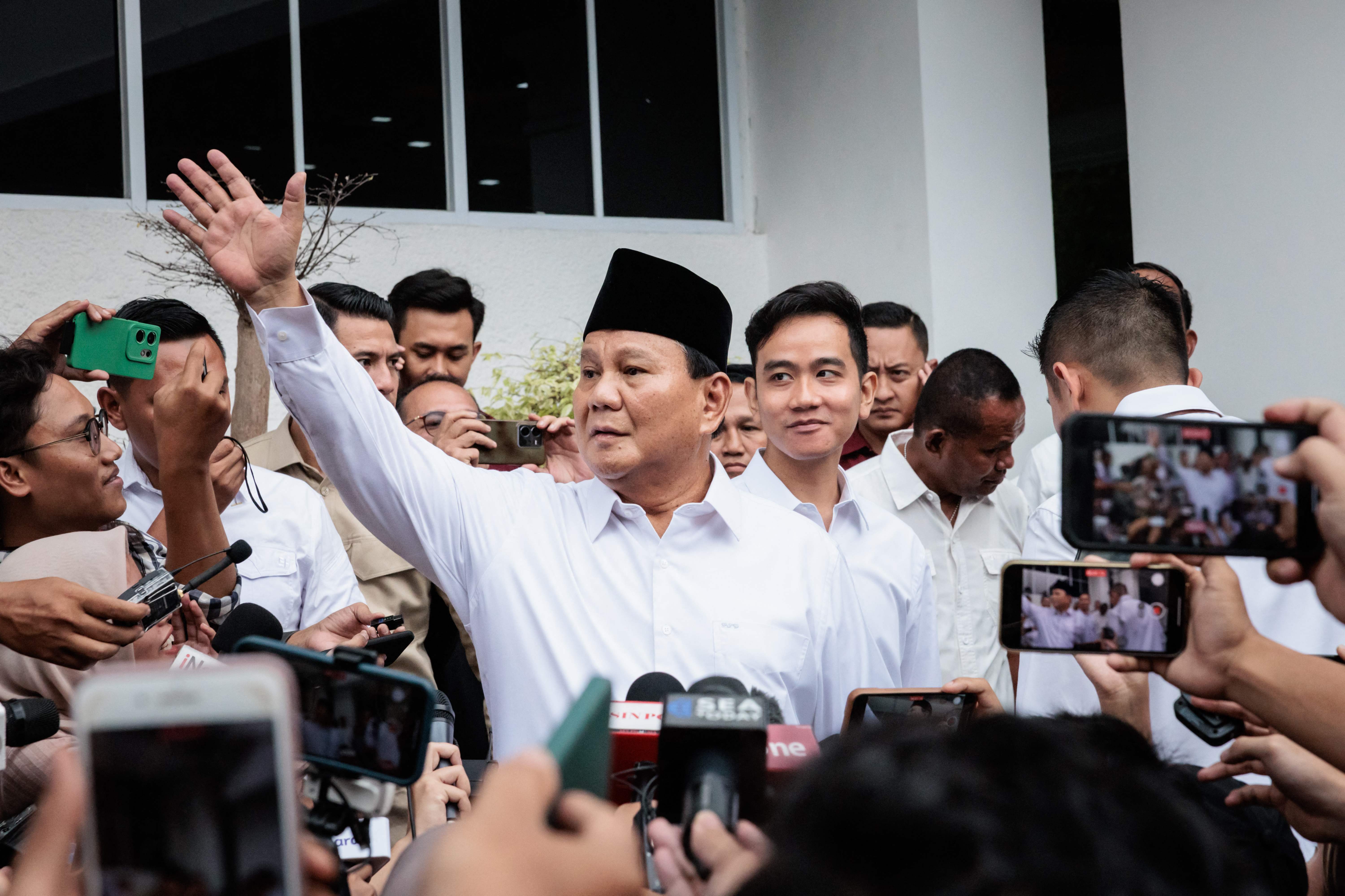 Calon presiden dan wakil presiden terpilih Prabowo Subianto - Gibran Rakabuming Raka