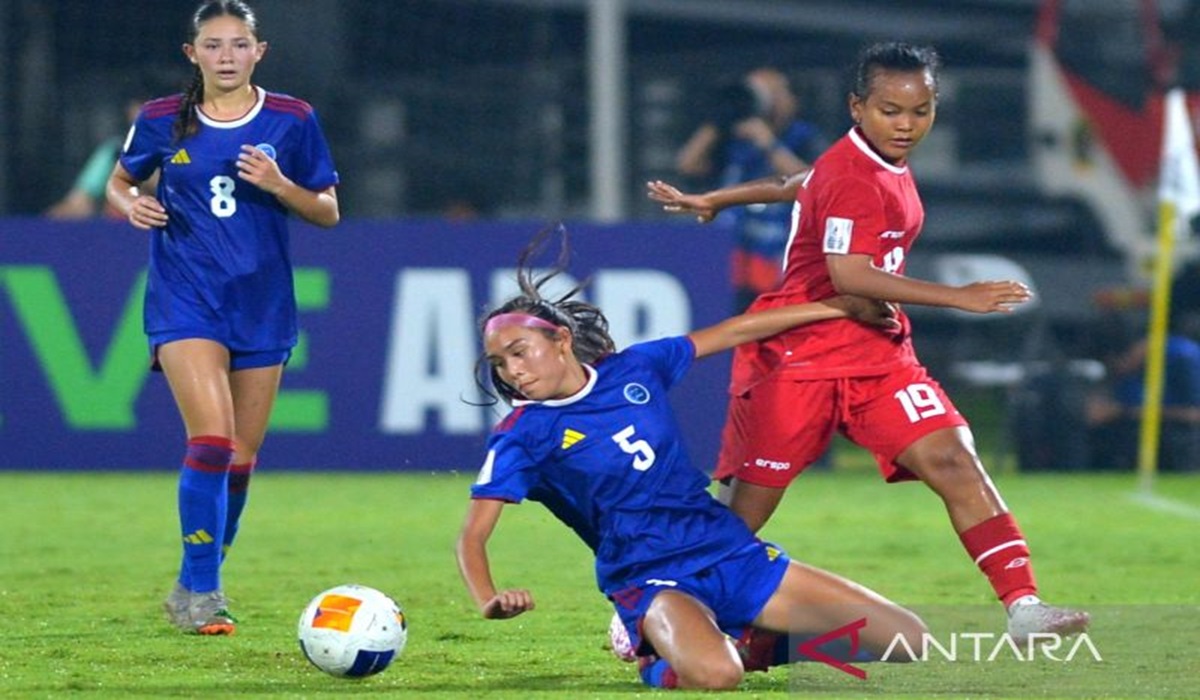 Laga Piala Asia U-17 Putri antara Indonesia dan Filipina
