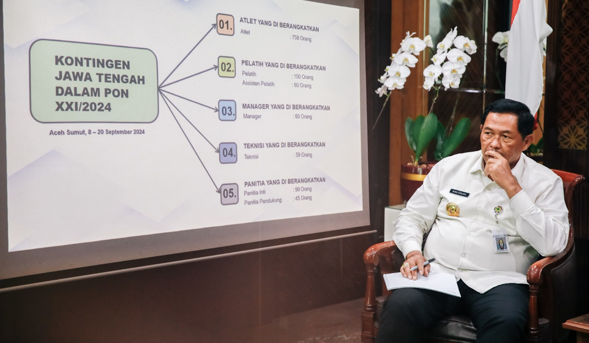 Pj Gubernur Jawa Tengah, Nana Sudjana meminta seluruh atlet yang hendak berlaga di PON XXI/2024 Aceh-Sumut untuk mempersiapkan diri