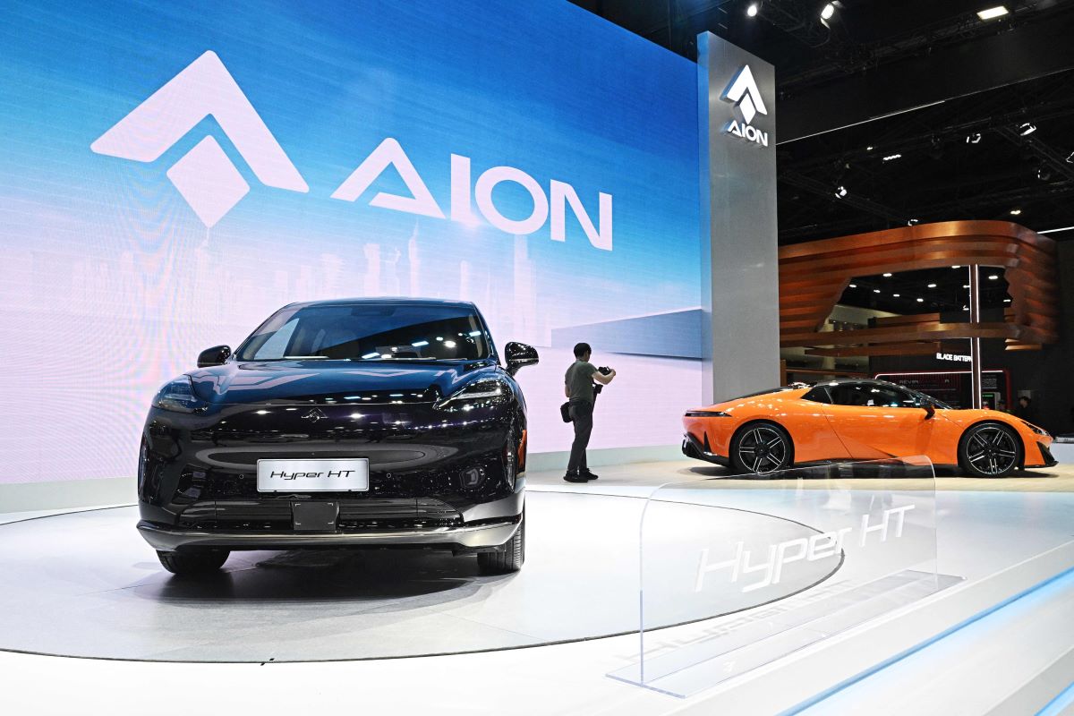 Salah satu mobil produksi GAC Aion