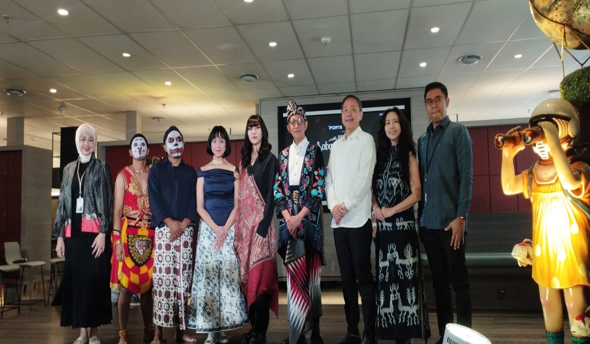 Konferensi pers Pagelaran Sabang Merauke The Indonesia Broadway. 