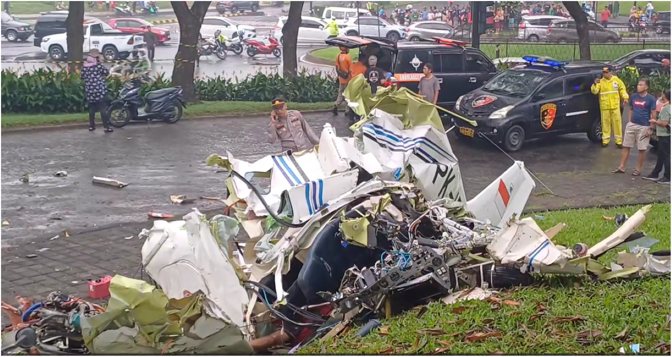 Kemenhub: Pesawat Latih yang Jatuh di BSD masih Proses Evakuasi